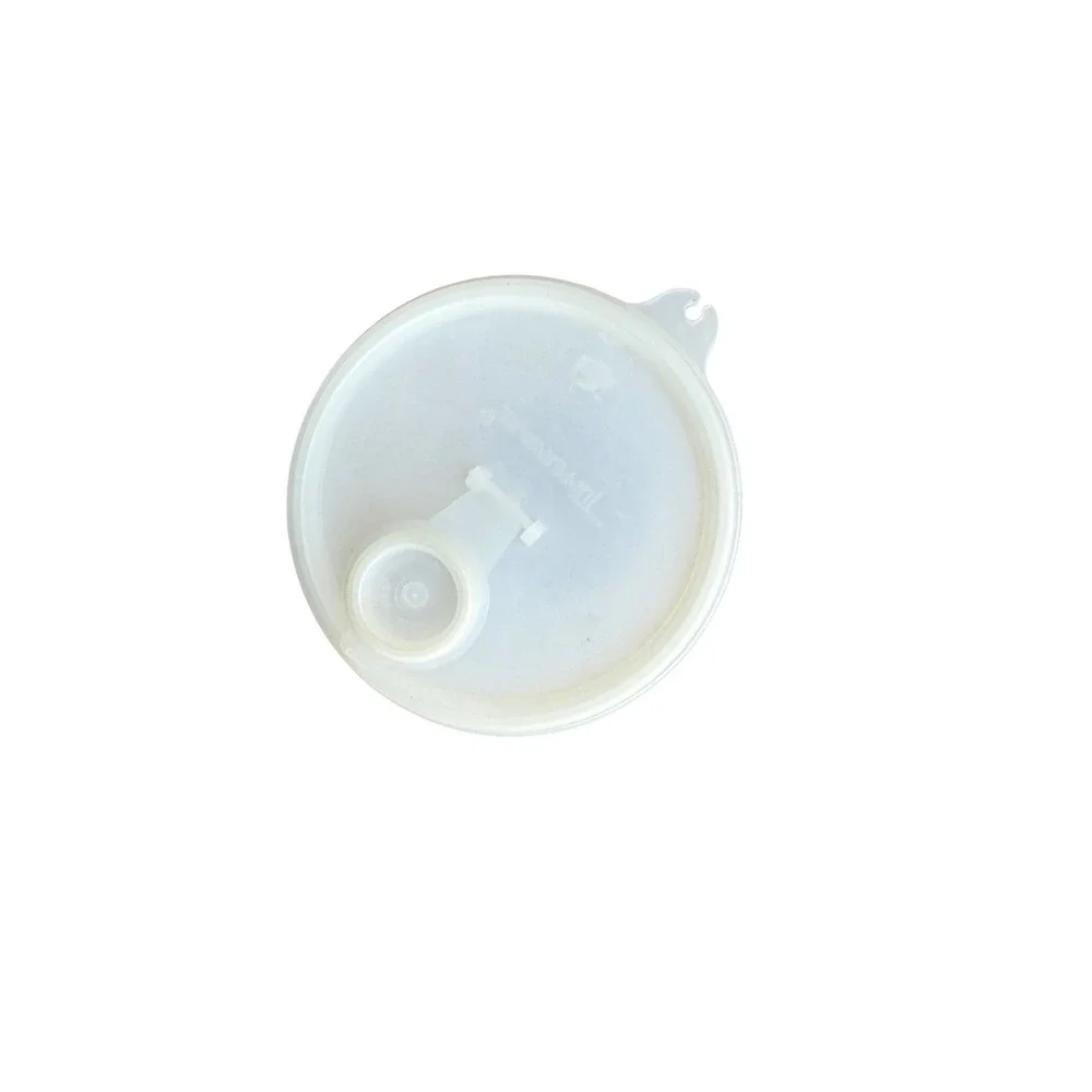 Vintage Tupperware Modular Canister Container with Lid (Translucent White)